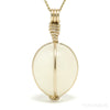 White Opal Polished Crystal Pendant from Madagascar | Venusrox