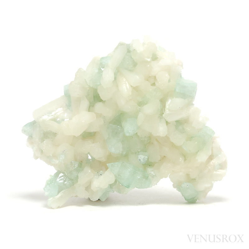 Green Apophyllite & Stilbite on Matrix Cluster from Lonavala, Pune District, Maharashtra, India | Venusrox