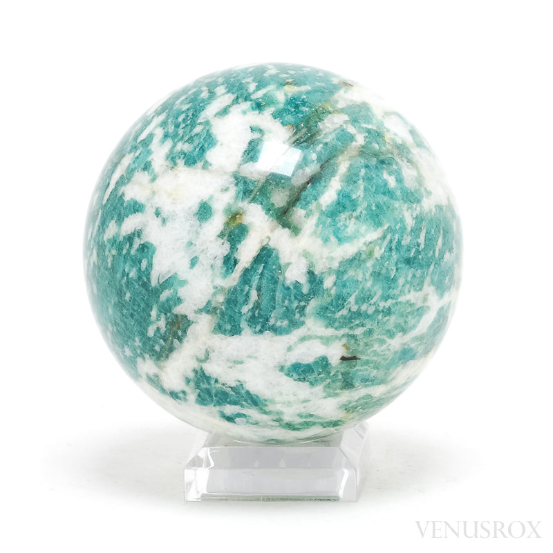 Amazonite Polished Sphere from Russia | Venusrox