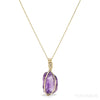 Amethyst Phantom Natural Crystal Pendant | Venusrox