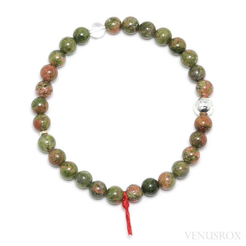 Unakite Bead Bracelet from South Africa | Venusrox