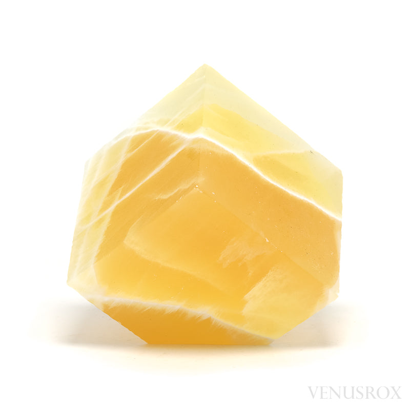 Orange Calcite Polished Cube from Utah, USA | Venusrox