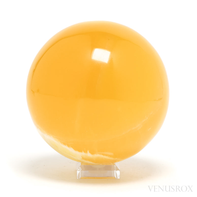 Orange Calcite Sphere from Utah, USA | Venusrox