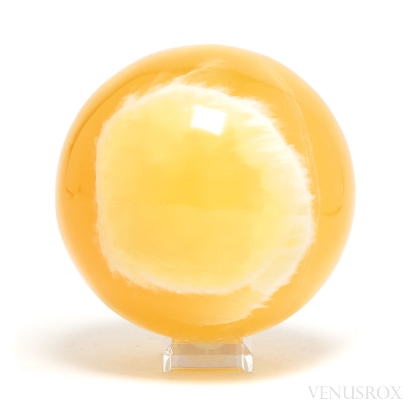 Orange Calcite Sphere from Utah, USA | Venusrox
