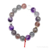 Quartz with Amethyst, Goethite & Hematite Bracelet from Brazil | Venusrox