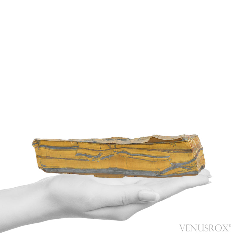 Tigers Eye with Hematite Part Polished/Part Natural Crystal from South Africa | Venusrox