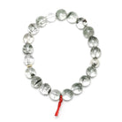 Chlorite Phantom Quartz Bead Bracelet from Brazil | Venusrox