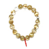 Golden Rutilated Quartz Bracelet from Brazil | Venusrox