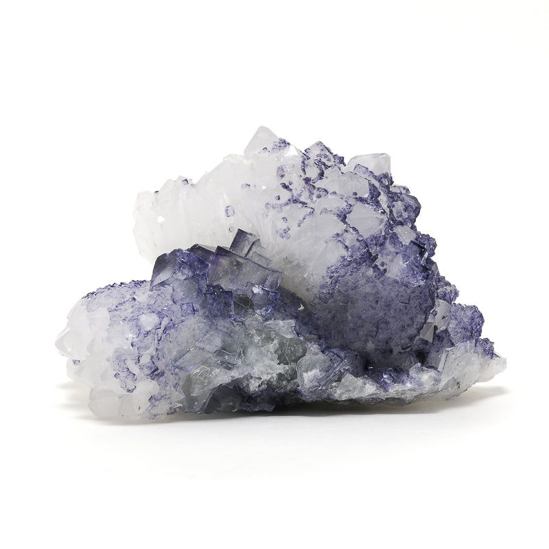 Fluorite on Quartz Natural Crystal from Changshan Co., Quzhou, Zhejiang, China | Venusrox
