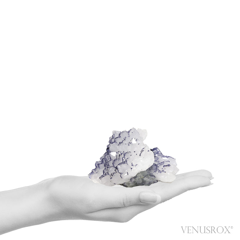 Fluorite on Quartz Natural Crystal from Changshan Co., Quzhou, Zhejiang, China | Venusrox