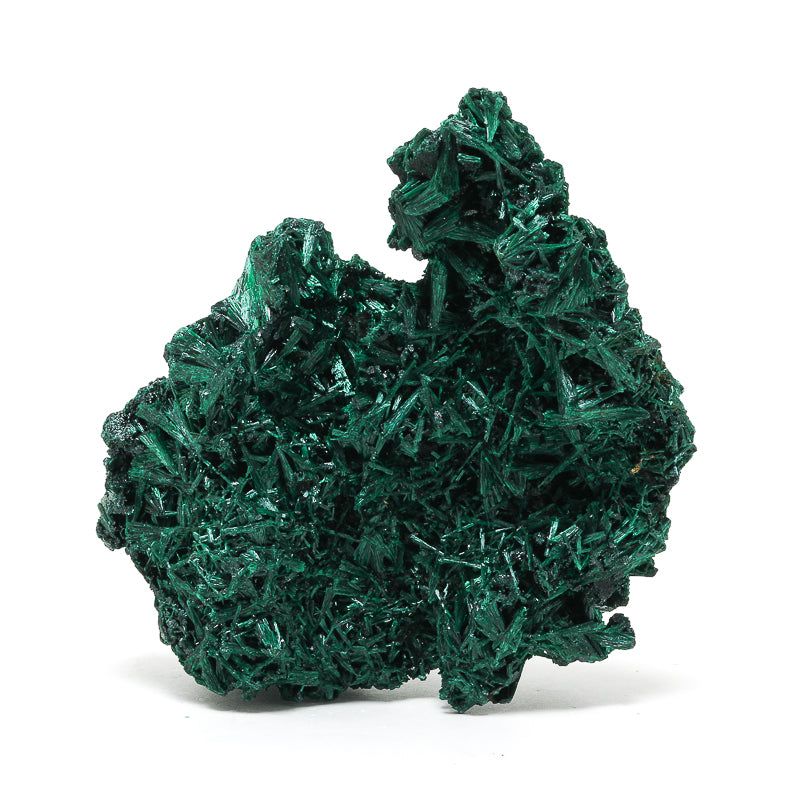 Fibrous Malachite Natural Crystal from the Luishia Mine, Katanga Province, Democratic Republic of Congo | Venusrox