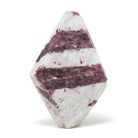 Rubellite (Red Tourmaline) in Albite Polished/Natural Point from Batalha mine, Junco do Seridó, Paraíba, Brazil | Venusrox