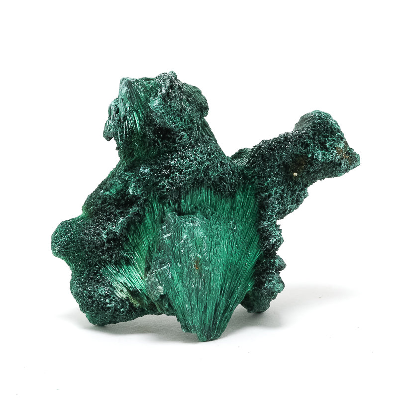 Fibrous Malachite Natural Crystal from the Luishia Mine, Katanga Province, Democratic Republic of Congo | Venusrox