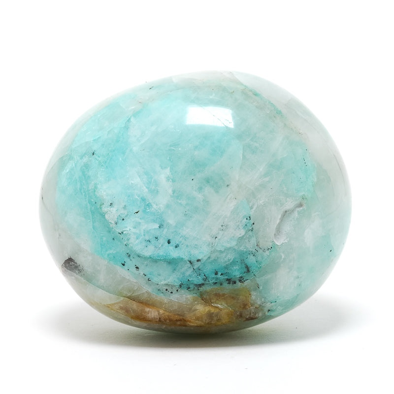 Chrysocolla in Quartz Polished Crystal from Peru | Venusrox