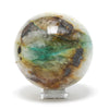 Chrysocolla in Quartz Polished Sphere from Peru | Venusrox
