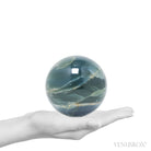 Blue Calcite Polished Sphere from Argentina | Venusrox