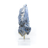 Blue Kyanite with Quartz Natural Cluster from Brazil mounted on a bespoke stand | Venusrox