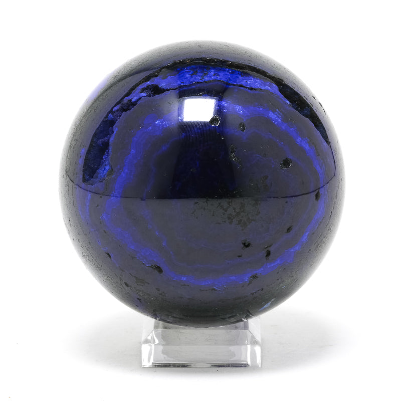 Azurite with Matrix Sphere from the Altai Mountains, Siberia, Russia | Venusrox