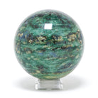 Fuchsite and Blue Kyanite Polished Sphere from Loukhi, Korelia, Russia | Venusrox