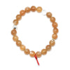 Peach Moonstone Bead Bracelet from Tanzania| Venusrox