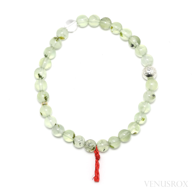 Prehnite with Epidote Bracelet from Mali | Venusrox