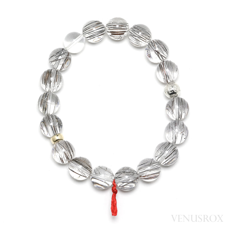 Red Rutilated Quartz Bracelet from Brazil | Venusrox