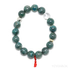 Chrysocolla in Quartz Bracelet from Peru | Venusrox