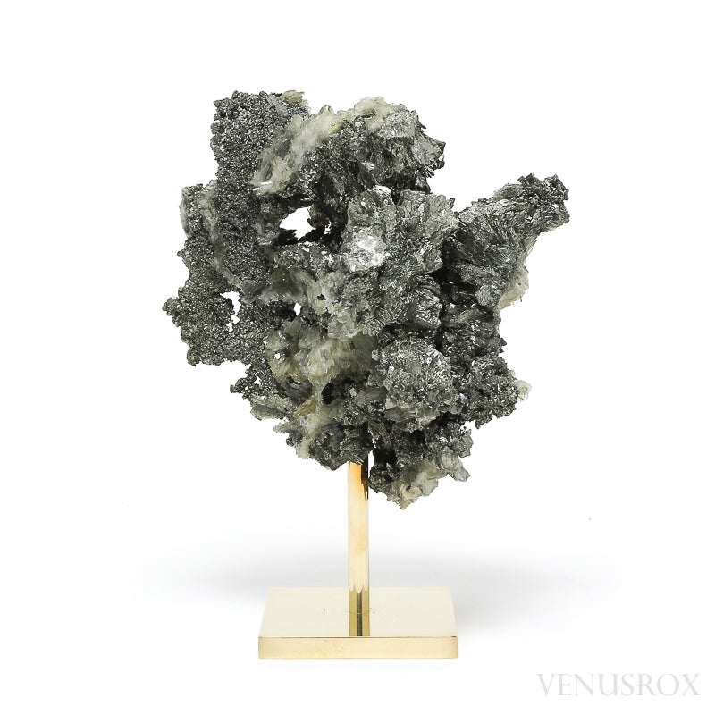 Barite with Marcasite Natural Cluster from Morocco mounted on a bespoke stand | Venusrox