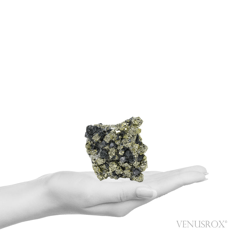 Chalcopyrite with Sphalerite, Galena & Quartz Natural Cluster from Bulgaria  | Venusrox
