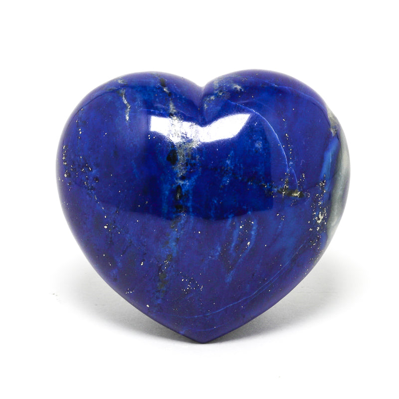 Lapis Lazuli Polished Heart from Afghanistan | Venusrox