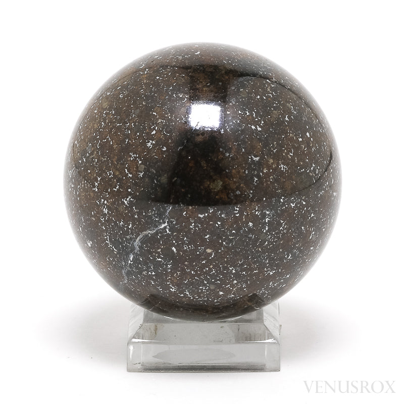 NWA Chondrite Meteorite Polished Sphere from Sahara Desert, North-West Africa | Venusrox