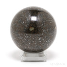 NWA Chondrite Meteorite Polished Sphere from Sahara Desert, North-West Africa | Venusrox