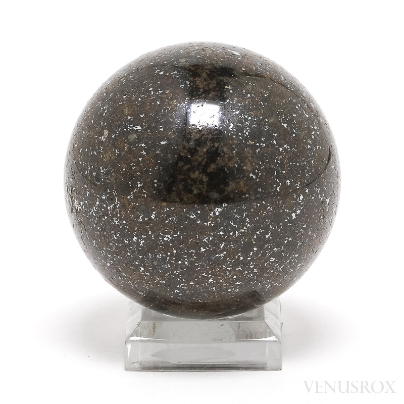 NWA Chondrite Meteorite Polished Sphere from Sahara Desert, North-West Africa | Venusrox