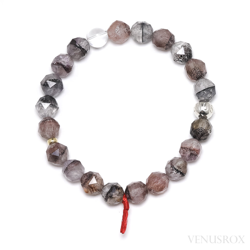 Quartz with Goethite & Hematite Bracelet from Brazil | Venusrox
