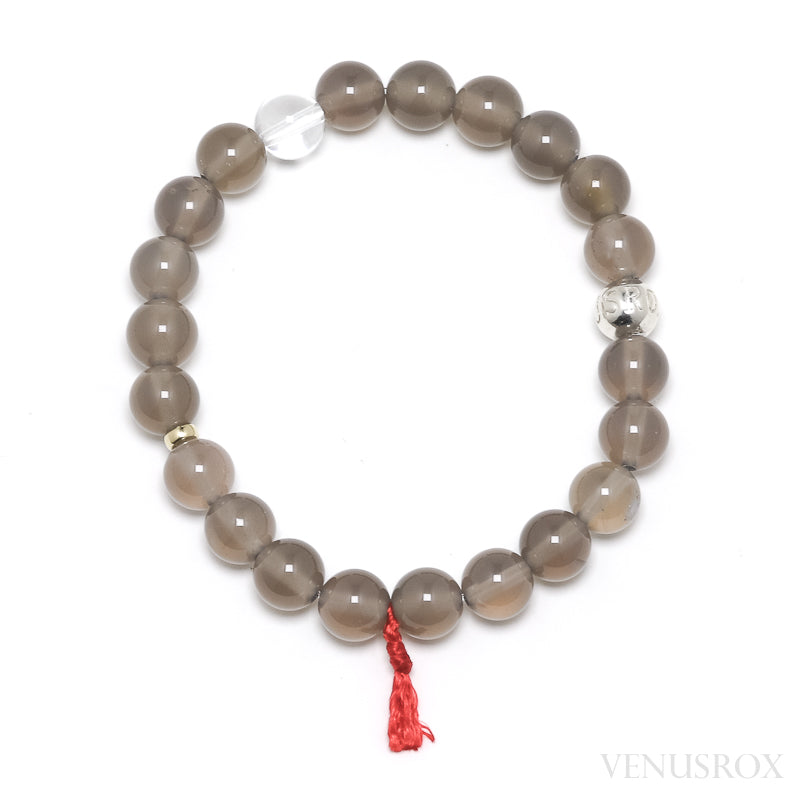 Grey Agate Bracelet from Brazil | Venusrox