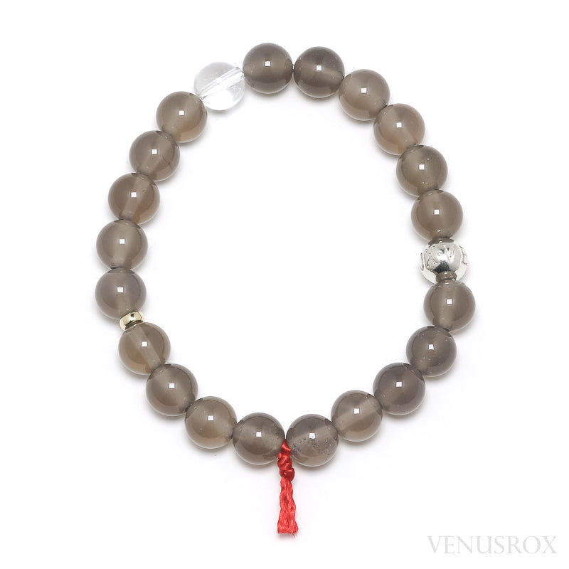 Grey Agate Bracelet from Brazil | Venusrox
