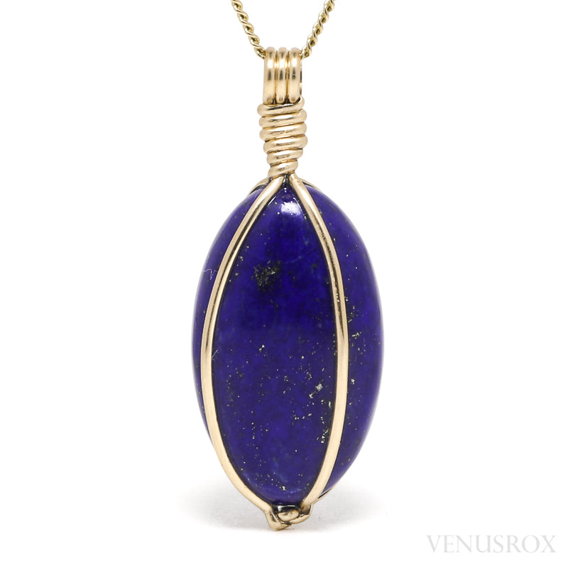Lapis Lazuli Polished Crystal Pendant from Afghanistan | Venusrox