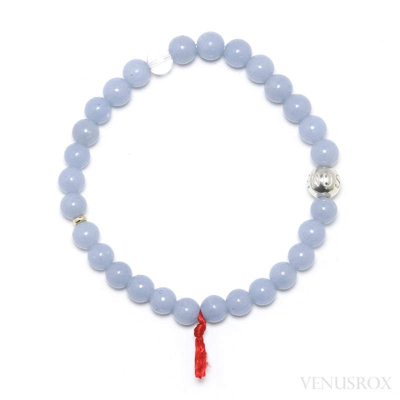 Angelite Bead Bracelet from Peru | Venusrox