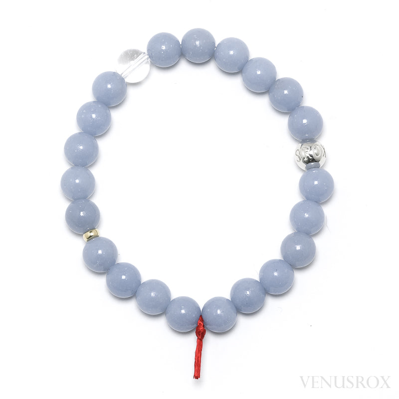 Angelite Bead Bracelet from Peru | Venusrox