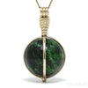 Chrome Diopside Polished Crystal Pendant from Russia | Venusrox