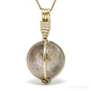 Brown Moonstone Polished Sphere Pendant from Madagascar | Venusrox