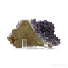 Amethyst & Matrix Polished/Natural Cluster from Uruguay mounted on a bespoke stand | Venusrox