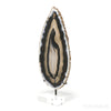 Agate Polished Slice from Brazil, mounted on a bespoke stand | Venusrox