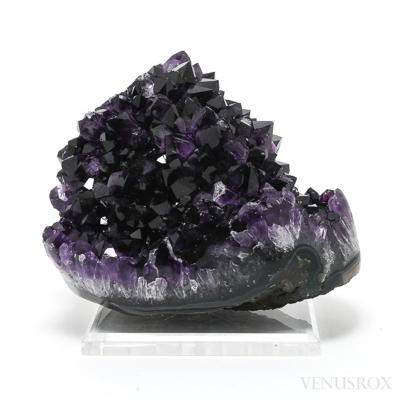 Amethyst with Agate & Matrix Polished/Natural Cluster from Uruguay | Venusrox