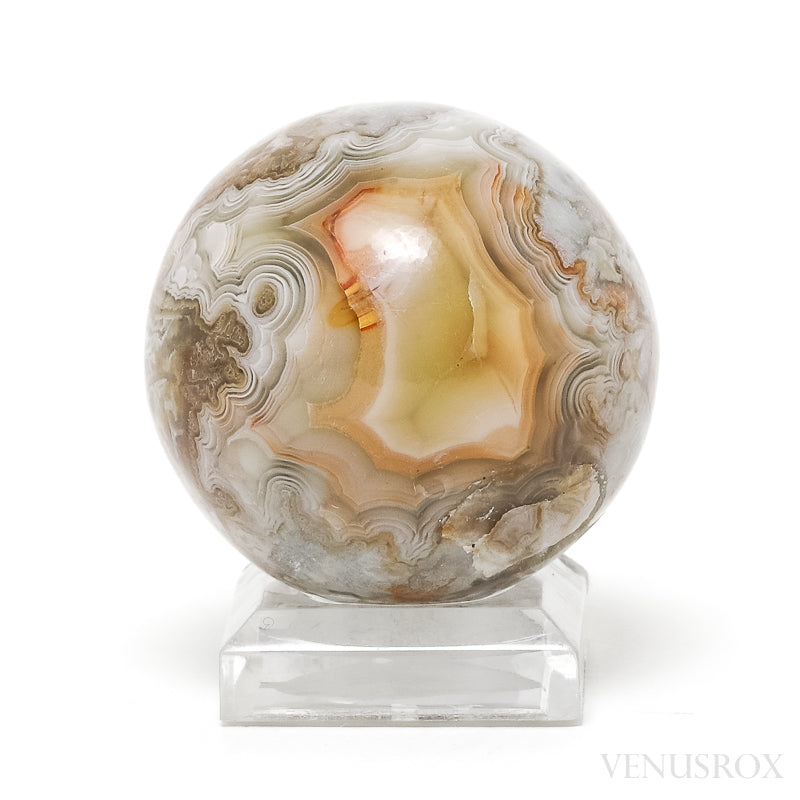 Crazy Lace Agate Polished Sphere from Mexico | Venusrox
