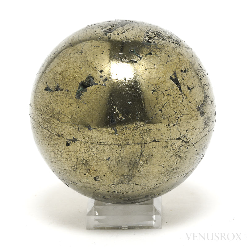 Chalcopyrite Polished Sphere from Peru | Venusrox