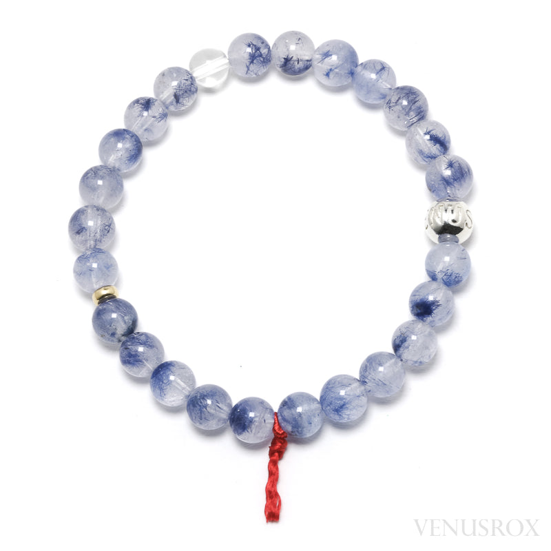 Dumortierite in Quartz Bracelet from Brazil | Venusrox