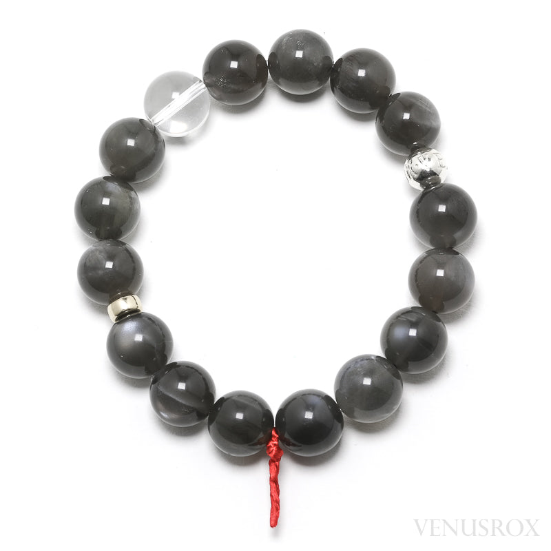 Grey Moonstone Bead Bracelet from India | Venusrox