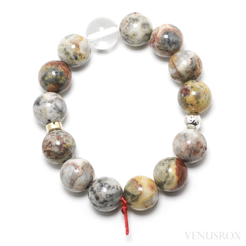 Crazy Lace Agate Bracelet from Mexico | Venusrox