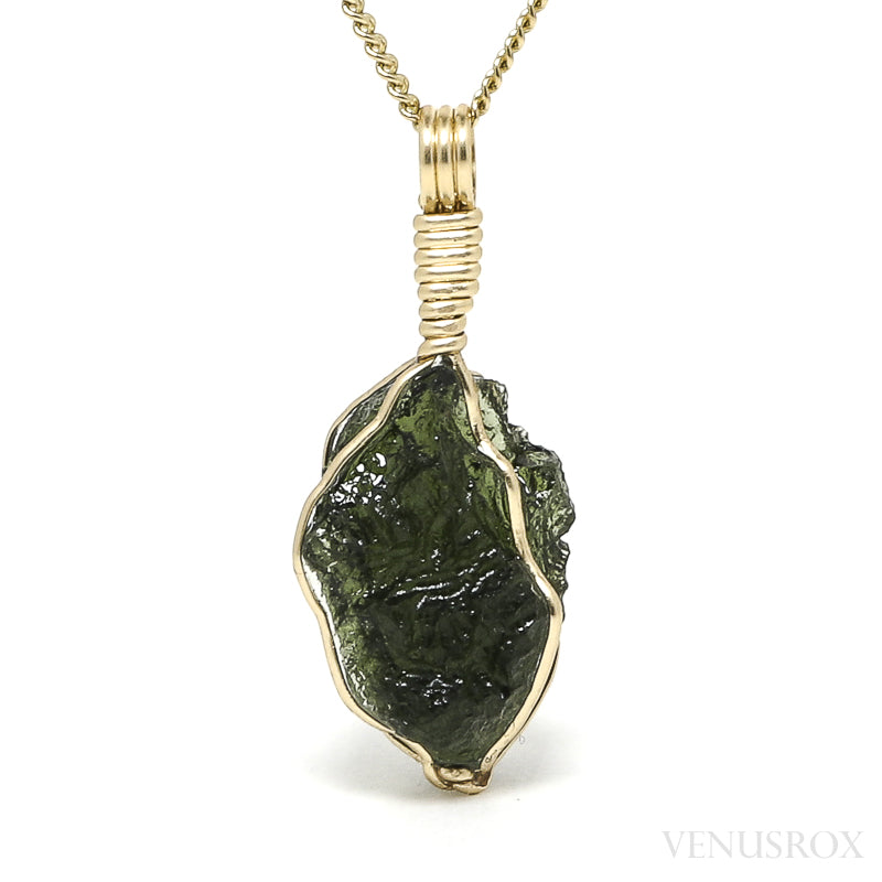 Moldavite Crystal Pendant from Chlum, Czech Republic | Venusrox
